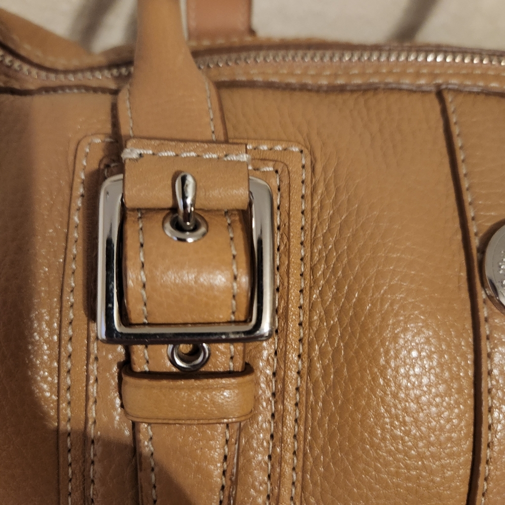 Coach Soft Leather Satchel Handbag - image 8